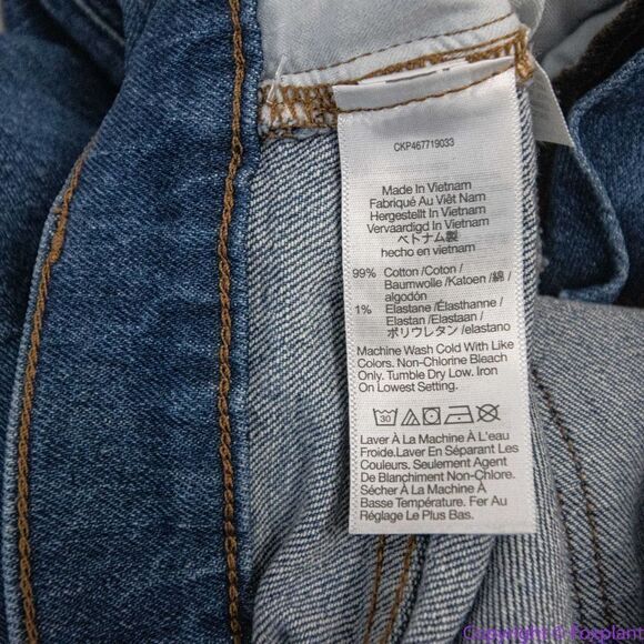 NEW Madewell The Petite Perfect Vintage Wide-Leg Jean in Leifland Wash, 23P‎ - Picture 14 of 15